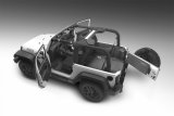 BedRug 11-16 Jeep JK 2Dr Front 3pc Floor Kit (Incl Heat Shields) thumbnail 2