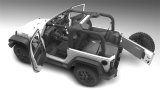 BedRug 18-23 Jeep JL 4 Door 6pc Rear Cargo Kit (w/ Gap Hider) thumbnail 5