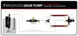 Aeromotive Brushless Spur Gear Fuel Pump w/TVS Controller - Universal - In-Tank - 7gpm thumbnail 3