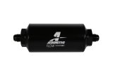 Aeromotive In-Line Filter - (AN-6 Male) 10 Micron Fabric Element Bright Dip Black Finish thumbnail 4