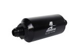 Aeromotive In-Line Filter - (AN -8 Male) 10 Micron Fabric Element Bright Dip Black Finish thumbnail 1