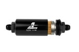 Aeromotive In-Line Filter - (AN -8 Male) 10 Micron Fabric Element Bright Dip Black Finish thumbnail 7