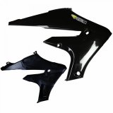Cycra 20+ Yamaha WR250F Powerflow Radiator Shrouds - Black thumbnail 1