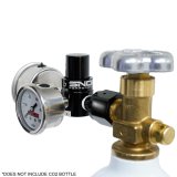 Snow Performance Billet Fixed (100PSI) CO2 Regulator w/Gauges thumbnail 1