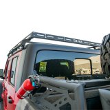 DV8 Offroad 07-18 Jeep Wrangler JK 4 DR / JL 2 DR & JT / 18+ Gladiator Roof Rack thumbnail 4
