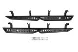 DV8 Offroad 19-24 GMC Sierra 1500 Crew Cab OE Plus Side Steps - Black Steel thumbnail 5