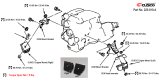 Cusco Nissan 240SX/Silvia (S13/S14/S15) OEM Shape (HD Rubber) Engine Mount Set (2 pcs) thumbnail 4