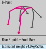 Cusco Roll Cage Safety21 6pt 2 & 4 Passenger Steel Mazda RX7 FD3S (S/O / No Cancel) thumbnail 5