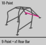 Cusco Roll Cage 2 Pass 10pt Dash Through Steel Safety21 Toyota AE86 w/ Sunroof (S/O / No Cancel) thumbnail 4