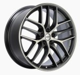 BBS CC-R 19x8.5 5x120 ET35 Satin Graphite Diamond Cut Polished Rim Protector Wheel -82mm PFS Req. thumbnail 3