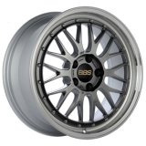 BBS LM 20x9 5x114.3 ET28 Diamond Black / Diamond Cut Lip Wheel PFS/Clip Required thumbnail 1