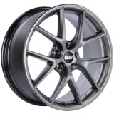 BBS CI-R 19x8.5 5x112 ET32 Platinum Silver Polished Rim Protector Wheel -82mm PFS/Clip Required thumbnail 1