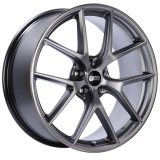 BBS CI-R 19x8.5 5x112 ET32 Platinum Silver Polished Rim Protector Wheel -82mm PFS/Clip Required thumbnail 3