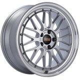 BBS LM 19x8.5 5x112 ET48 Diamond Silver Center Diamond Cut Lip Wheel -82mm PFS/Clip Required thumbnail 2