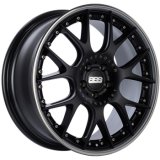 BBS CH-RII 22x10.5 5x130 ET50 CB71.6 Satin Black Center Platinum Lip SS Rim Prot Wheel thumbnail 1