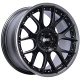 BBS CH-RII 22x10.5 5x130 ET50 CB71.6 Satin Black Center Platinum Lip SS Rim Prot Wheel thumbnail 3