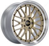 BBS LM 18x8 / 5x112 / ET45 / - Gold Center / Diamond Cut Lip Wheel thumbnail 2