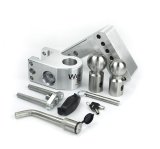 Weigh Safe 4in Drop Hitch w/Built-in Scale & 2in Shank (10K/12.5K GTWR) w/WS05 - Aluminum thumbnail 1