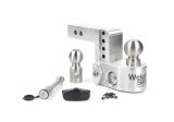 Weigh Safe 4in Drop Hitch w/Built-in Scale & 2in Shank (10K/12.5K GTWR) w/WS05 - Aluminum thumbnail 3