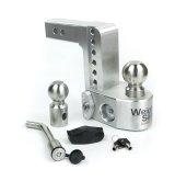Weigh Safe 6in Drop Hitch w/Built-in Scale & 2in Shank (10K/12.5K GTWR) w/WS05 - Aluminum thumbnail 2