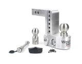 Weigh Safe 6in Drop Hitch w/Built-in Scale & 2in Shank (10K/12.5K GTWR) w/WS05 - Aluminum thumbnail 3