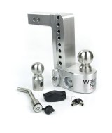 Weigh Safe 8in Drop Hitch w/Built-in Scale & 2in Shank (10K/12.5K GTWR) w/WS05 - Aluminum thumbnail 2
