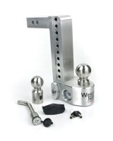 Weigh Safe 10in Drop Hitch w/Built-in Scale & 2in Shank (10K/12.5K GTWR) w/WS05 - Aluminum thumbnail 2
