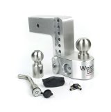Weigh Safe 6in Drop Hitch w/Built-in Scale & 3in Shank (10K/21K GTWR) w/WS05 - Aluminum thumbnail 2