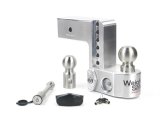 Weigh Safe 6in Drop Hitch w/Built-in Scale & 3in Shank (10K/21K GTWR) w/WS05 - Aluminum thumbnail 3