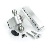 Weigh Safe 180 Hitch 8in Drop Hitch & 2.5in Shank (10K/18.5K GTWR) - Aluminum thumbnail 1