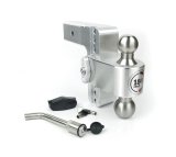 Weigh Safe 180 Hitch 6in Drop Hitch & 2.5in Shank (10K/18.5K GTWR) w/WS05 - Aluminum thumbnail 2