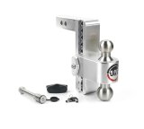 Weigh Safe 180 Hitch 8in Drop Hitch & 2in Shank (10K/12.5K GTWR) w/WS05 - Aluminum thumbnail 2