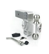 Weigh Safe 180 Hitch 6in Drop Hitch & 3in Shank (10K/21K GTWR) w/WS05 - Aluminum thumbnail 2