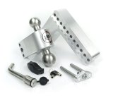 Weigh Safe 180 Hitch 8in Drop Hitch & 3in Shank (10K/21K GTWR) w/WS05 - Aluminum thumbnail 1