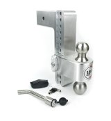 Weigh Safe 180 Hitch 10in Drop Hitch & 3in Shank (10K/21K GTWR) w/WS05 - Aluminum thumbnail 2