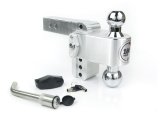 Weigh Safe 180 Hitch 4in Drop Hitch & 2in Shank (10K/12.5K GTWR) w/WS05 - Aluminum thumbnail 2
