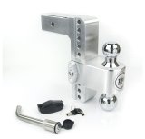 Weigh Safe 180 Hitch 8in Drop Hitch & 2.5in Shank (10K/18.5K GTWR) w/WS05 - Aluminum thumbnail 1