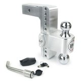 Weigh Safe 180 Hitch 8in Drop Hitch & 2.5in Shank (10K/18.5K GTWR) w/WS05 - Aluminum thumbnail 4