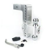 Weigh Safe 180 Hitch 10in Drop Hitch & 2.5in Shank (10K/18.5K GTWR) w/WS05 - Aluminum thumbnail 2