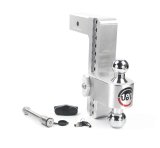 Weigh Safe 180 Hitch 10in Drop Hitch & 2.5in Shank (10K/18.5K GTWR) w/WS05 - Aluminum thumbnail 3