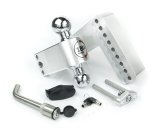 Weigh Safe 180 Hitch 6in Drop Hitch & 3in Shank (10K/21K GTWR) w/WS05 - Aluminum thumbnail 1