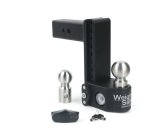 Weigh Safe 8in Drop Hitch w/Built-in Scale & 2.5in Shank (10K/22K GTWR) - Steel thumbnail 3