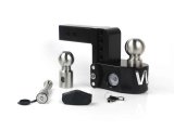 Weigh Safe 4in Drop Hitch w/Built-in Scale & 2in Shank (8K/12.5K GTWR) w/WS05 - Black Cerakote thumbnail 2
