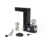 Weigh Safe 8in Drop Hitch w/Built-in Scale & 2in Shank (8K/12.5K GTWR) w/WS05 - Black Cerakote thumbnail 1