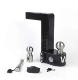 Weigh Safe 10in Drop Hitch w/Built-in Scale & 2in Shank (8K/12.5K GTWR) w/WS05 - Black Cerakote thumbnail 3