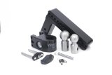 Weigh Safe 10in Drop Hitch w/Built-in Scale & 2.5in Shank (8K/18.5K GTWR) w/WS05 - Black Cerakote thumbnail 2