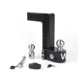 Weigh Safe 10in Drop Hitch w/Built-in Scale & 2.5in Shank (8K/18.5K GTWR) w/WS05 - Black Cerakote thumbnail 3