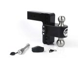 Weigh Safe 180 Hitch 6in Drop Hitch & 2.5in Shank (10K/18.5K GTWR) w/WS05 - Black Cerakote thumbnail 3