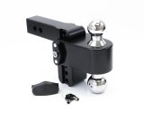 Weigh Safe 180 Hitch 4in Drop Hitch & 2in Shank (10K/12.5K GTWR) w/WS05 - Black Cerakote thumbnail 1