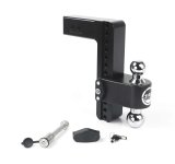 Weigh Safe 180 Hitch 10in Drop Hitch & 2.5in Shank (10K/18.5K GTWR) w/WS05 - Black Cerakote thumbnail 3